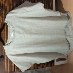 Cuyana Oversized Alpaca Sweater, Light Heather Grey, M/L